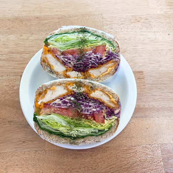 치킨텐더샌드위치 메뉴 사진(네이버)