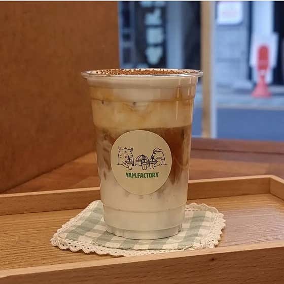 얌, 크림라떼 메뉴 사진(네이버)