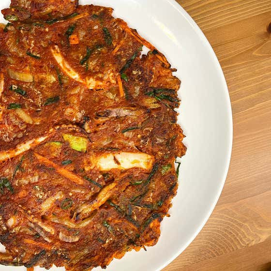 김치전 메뉴 사진(네이버)
