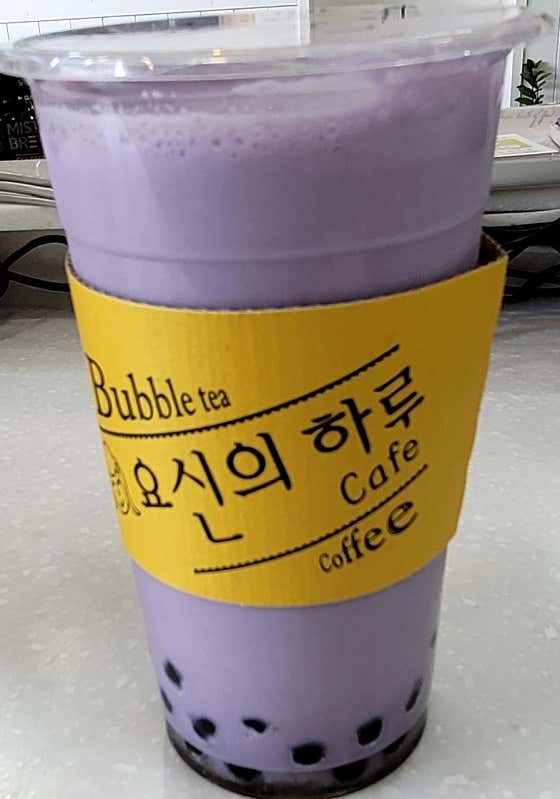 Ice/Hot 타로라떼 메뉴 사진(네이버)