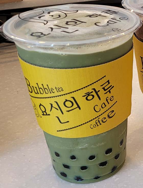 그린티치노 메뉴 사진(네이버)