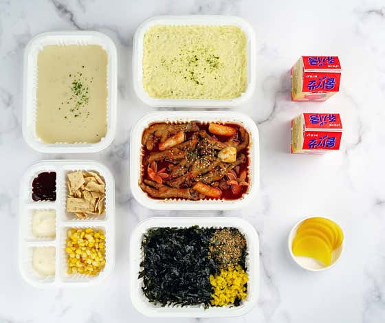 통뼈국물닭발세트 메뉴 사진(네이버)