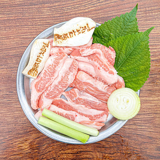 흑돼지 항정살 200g 메뉴 사진(네이버)