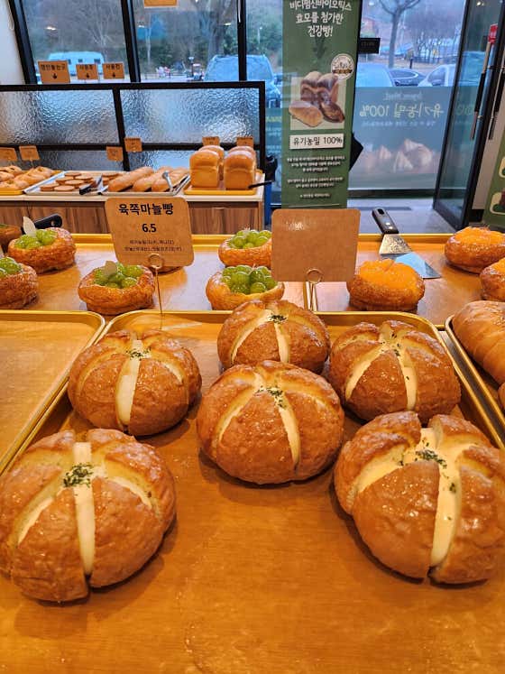 육쪽마늘빵 메뉴 사진(네이버)