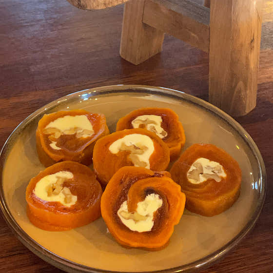 곶감치즈말이 메뉴 사진(네이버)