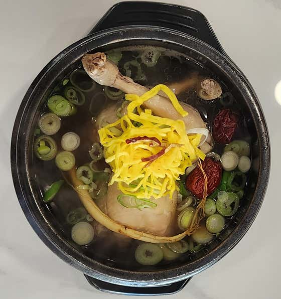 한방삼계탕 메뉴 사진(네이버)