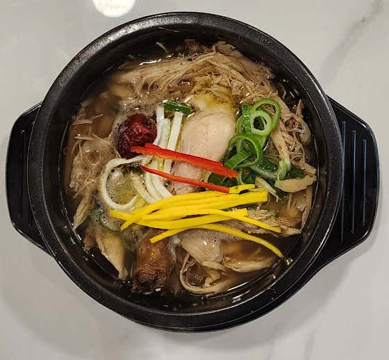 한방닭곰탕 메뉴 사진(네이버)