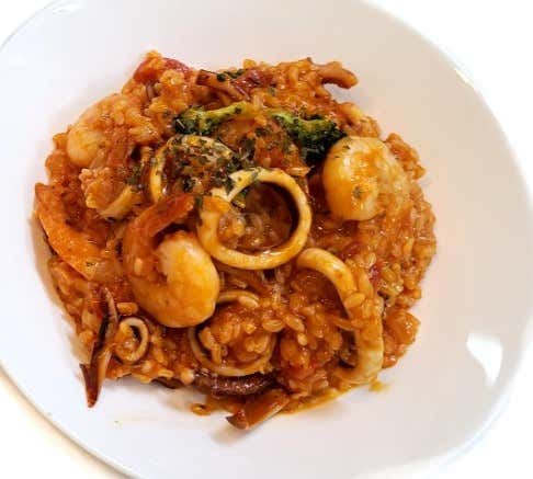 리조또 해물뽀모도로 메뉴 사진(네이버)