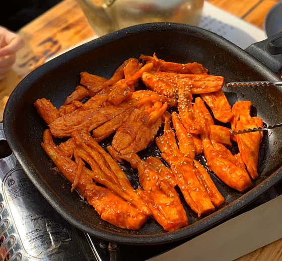 더덕구이 메뉴 사진(네이버)