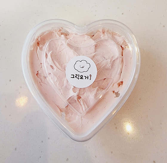 플레이버 그릭요거트100g(딸기) 메뉴 사진(네이버)