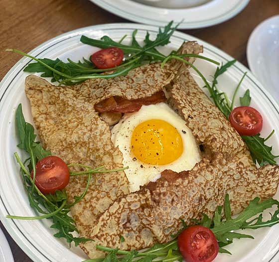 트러플 머쉬룸 크레페 메뉴 사진(네이버)