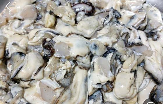 생굴 한접시 400g 메뉴 사진(네이버)
