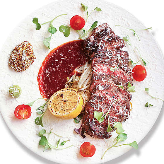 산촌 스테이크 메뉴 사진(네이버)
