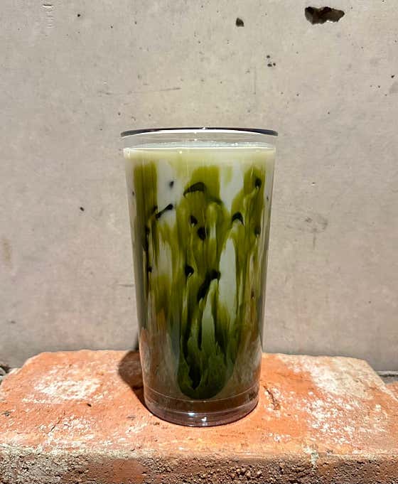 말차라떼(Hot, Iced) 메뉴 사진(네이버)