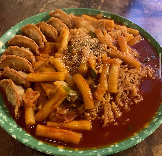 라볶이 메뉴 사진(네이버)