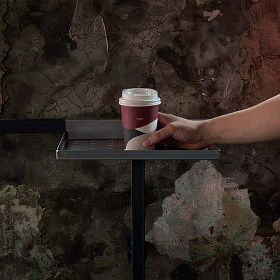 Drink in a cup at Duggy Coffee