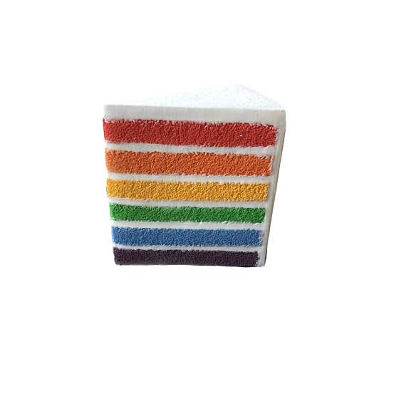 레인보우 케이크 메뉴 사진(네이버)