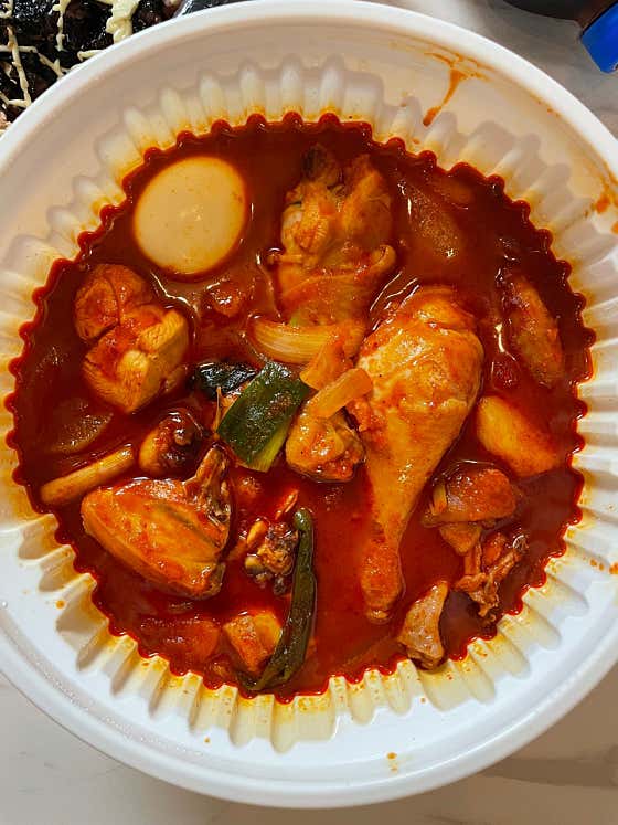 김치닭볶음탕 메뉴 사진(네이버)
