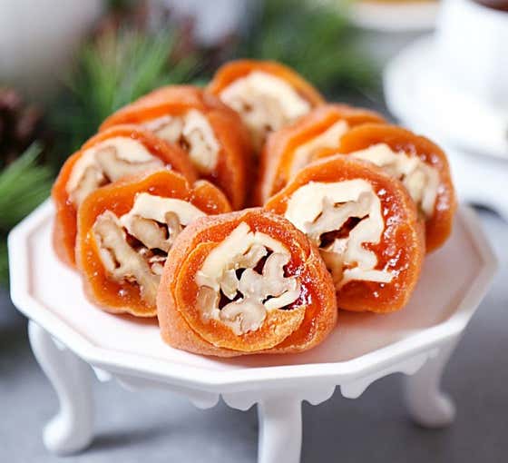 곶감크림치즈호두말이 메뉴 사진(네이버)