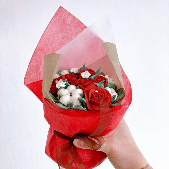 꽃다발케이크 메뉴 사진(네이버)