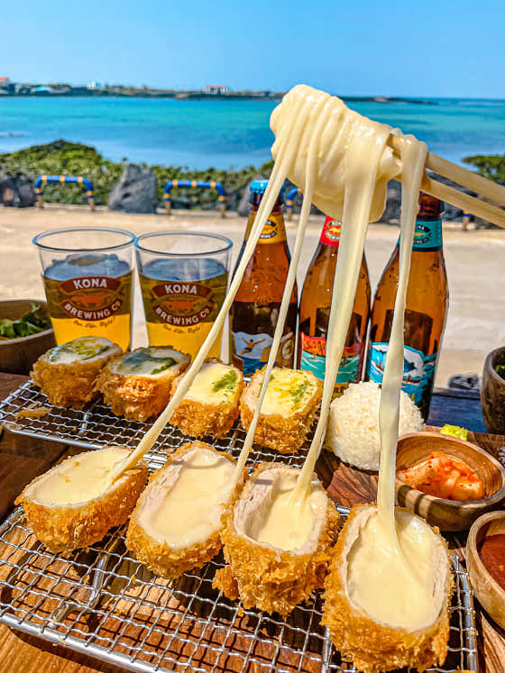 제주흑돼지 치즈돈까스 메뉴 사진(네이버)