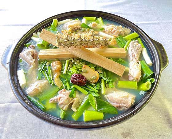 토종 누룽지 한방백숙 반마리추가 메뉴 사진(네이버)