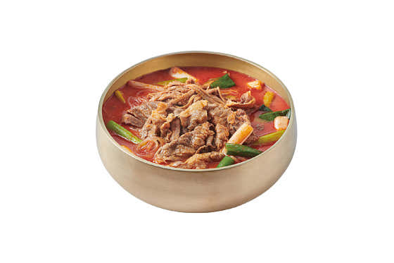 차돌육개장 메뉴 사진(네이버)