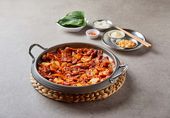 돼지김치구이 대(4인) 메뉴 사진(네이버)