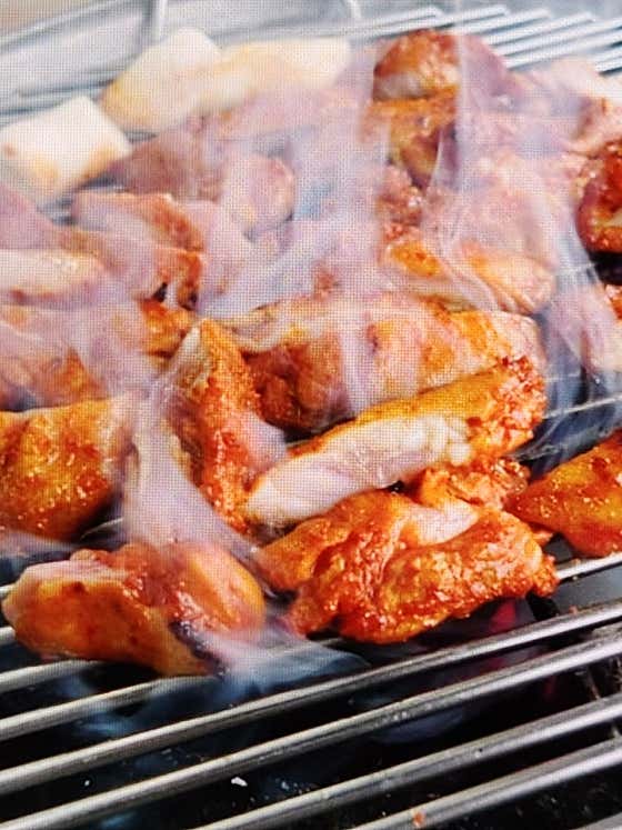 양념숯불닭갈비 메뉴 사진(네이버)