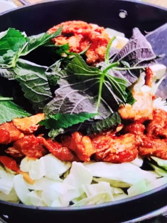 철판닭갈비 메뉴 사진(네이버)