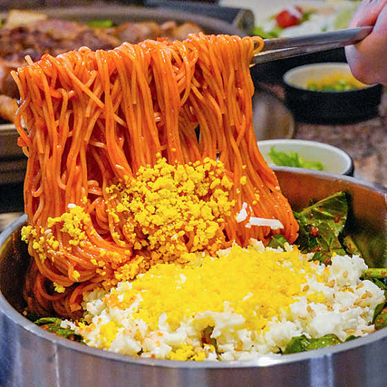 열흘 비빔국수 메뉴 사진(네이버)