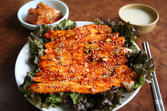 더덕구이 메뉴 사진(네이버)