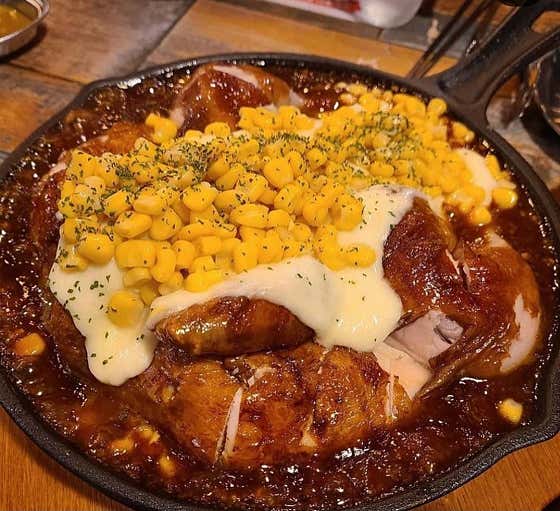 한방양념통닭 메뉴 사진(네이버)