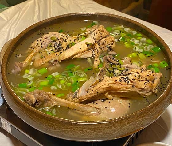 토종닭 한방백숙 메뉴 사진(네이버)