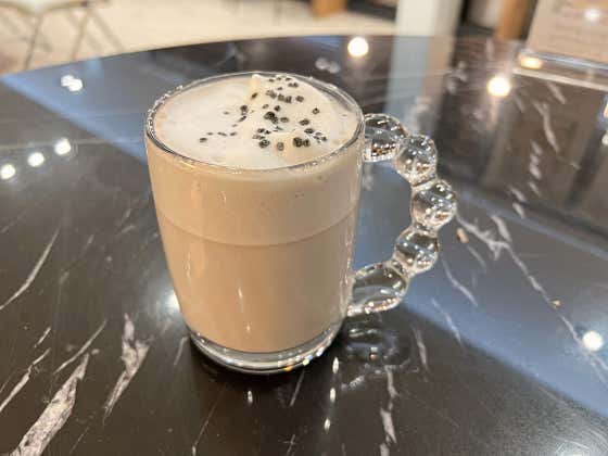 검은콩라떼 메뉴 사진(네이버)
