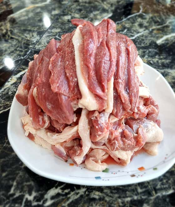 오리 숯불구이(반마리) 메뉴 사진(네이버)