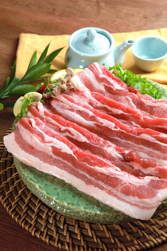 삼겹살 1인분(180g) 메뉴 사진(네이버)