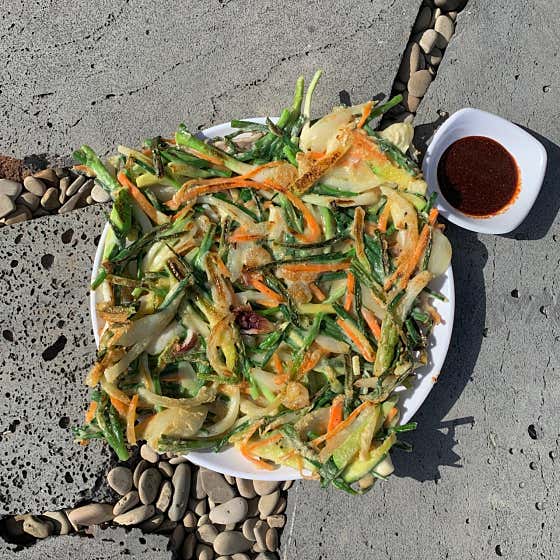 해물파전 메뉴 사진(네이버)