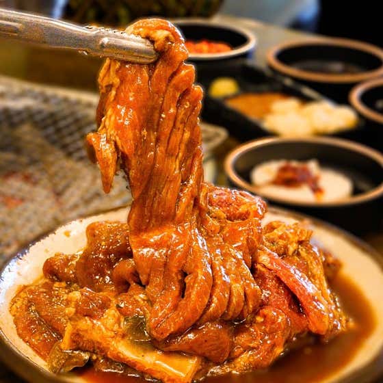 양념돼지구이(뼈없는 돼지갈비)500g 메뉴 사진(네이버)