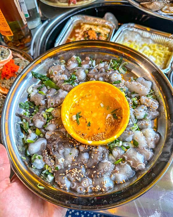 낙지탕탕이 메뉴 사진(네이버)