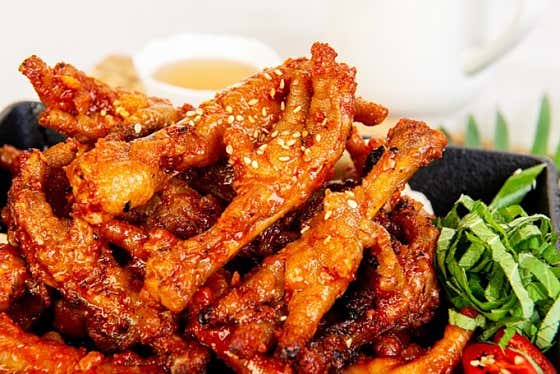 직화구이 통뼈닭발 메뉴 사진(네이버)