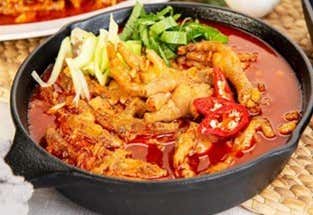 국물통뼈닭발 메뉴 사진(네이버)