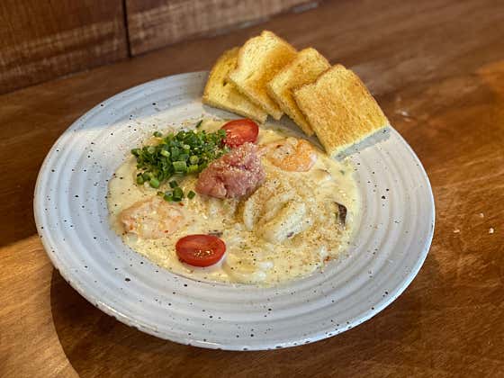 명란 크림우동(파스타면 변경가능) 메뉴 사진(네이버)