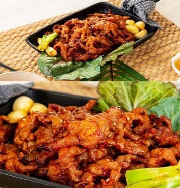 직화구이 무뼈닭발 메뉴 사진(네이버)