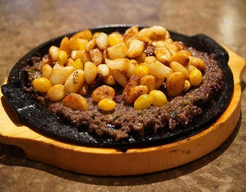 숯불 마늘한우떡갈비 메뉴 사진(네이버)