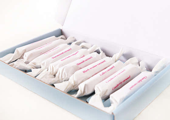 강릉카라멜10set 메뉴 사진(네이버)