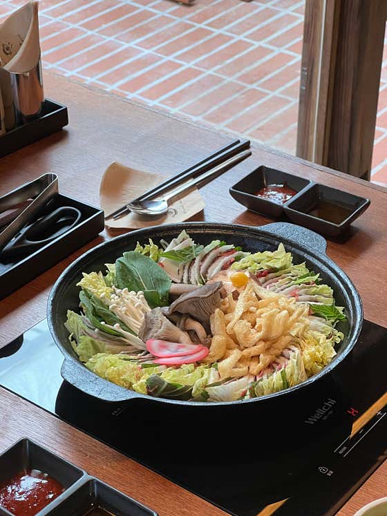 Shabu-shabu pot at MilforYou Insadong