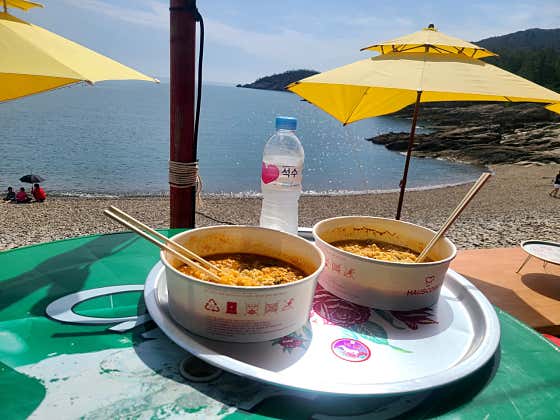 한강라면(계란포함) 메뉴 사진(네이버)