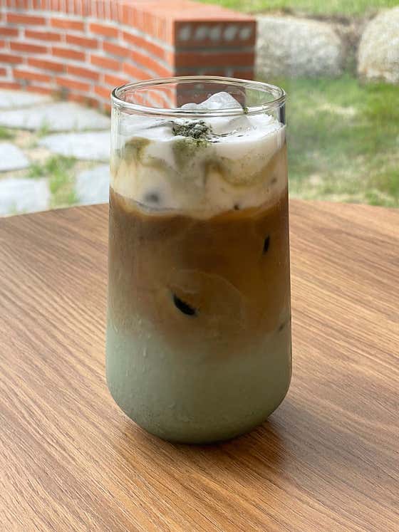 포레스트라떼 메뉴 사진(네이버)