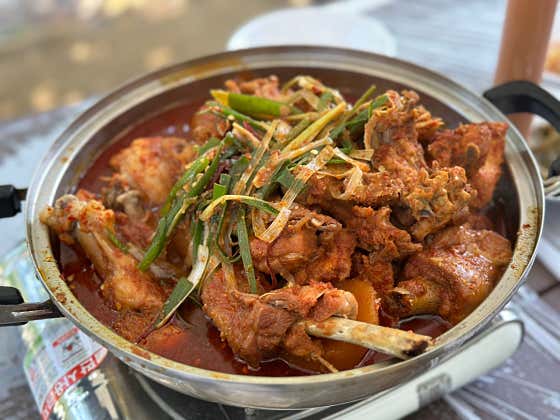 토종닭 닭볶음탕 메뉴 사진(네이버)